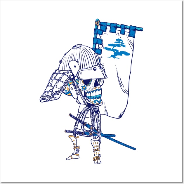 Skeletal Ronin Wall Art by SerialWordAbuser